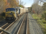 Q273-29 passes northbound at CP 128 approaching the end of its River Line Journey